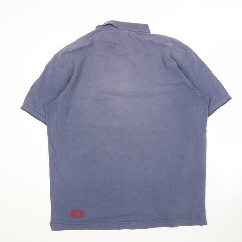 GAP Men's Blue Polo Shirt, Size L, Cotton, Casual Wear
