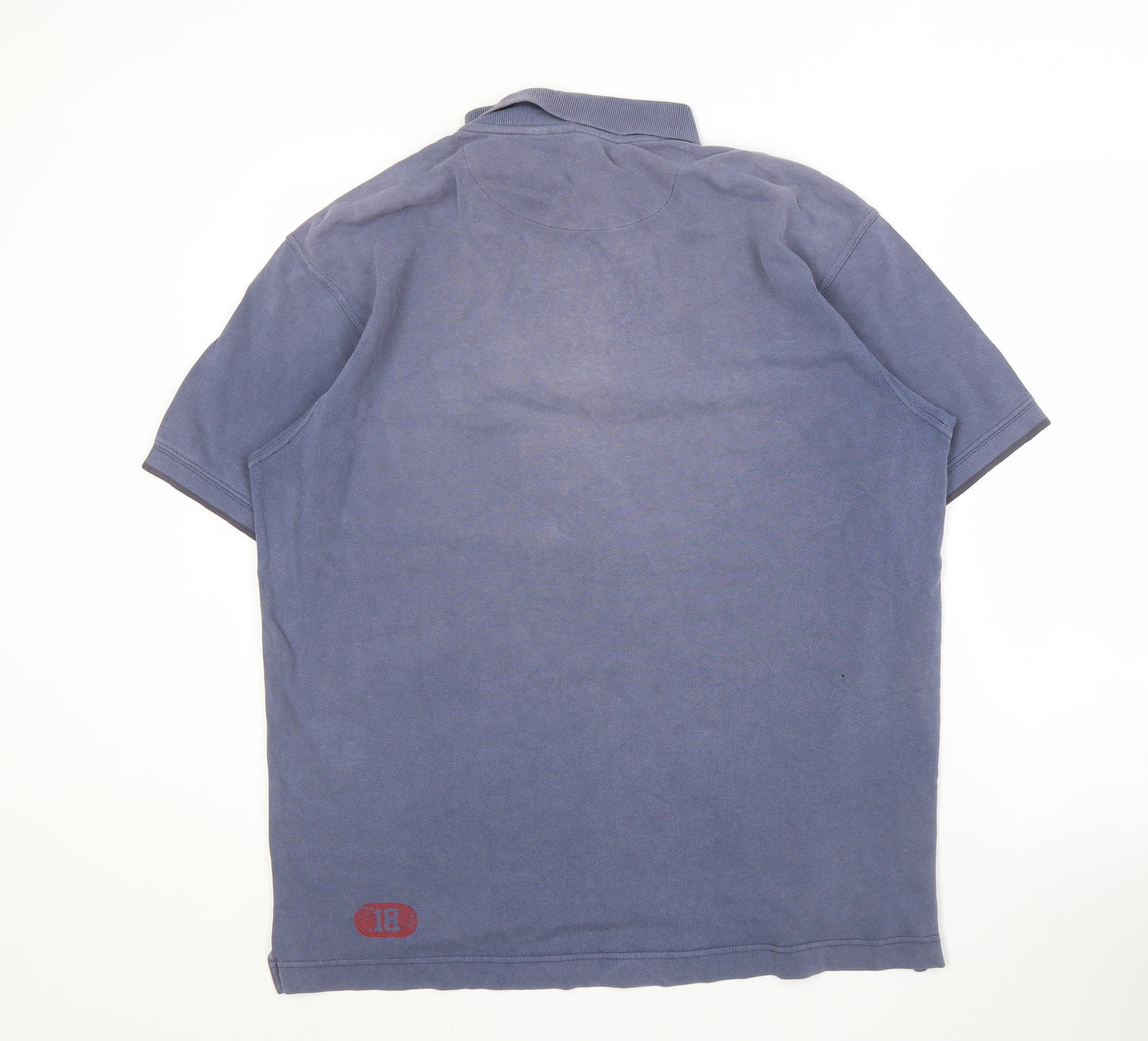 GAP Men's Blue Polo Shirt, Size L, Cotton, Casual Wear