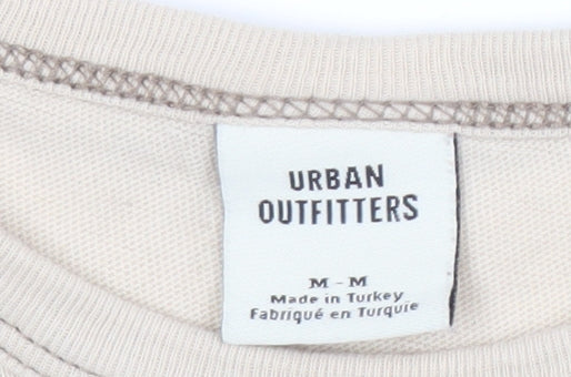 Urban Outfitters Beige Cropped Women's T-Shirt M