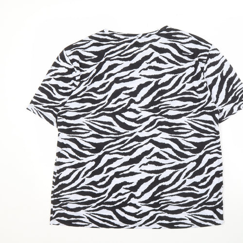 Marks & Spencer Women's Zebra Print T-Shirt Size 12