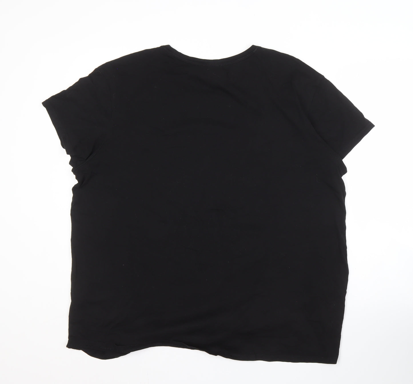 New Look Women's Black Graphic T-Shirt Size 24