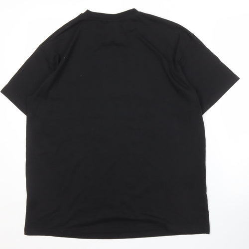 Traditional Craftwear Men's Black T-Shirt L Relaxed Fit