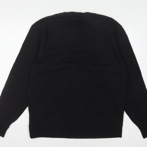 Russell Men's Black XL Graphic Print Pullover Sweatshirt