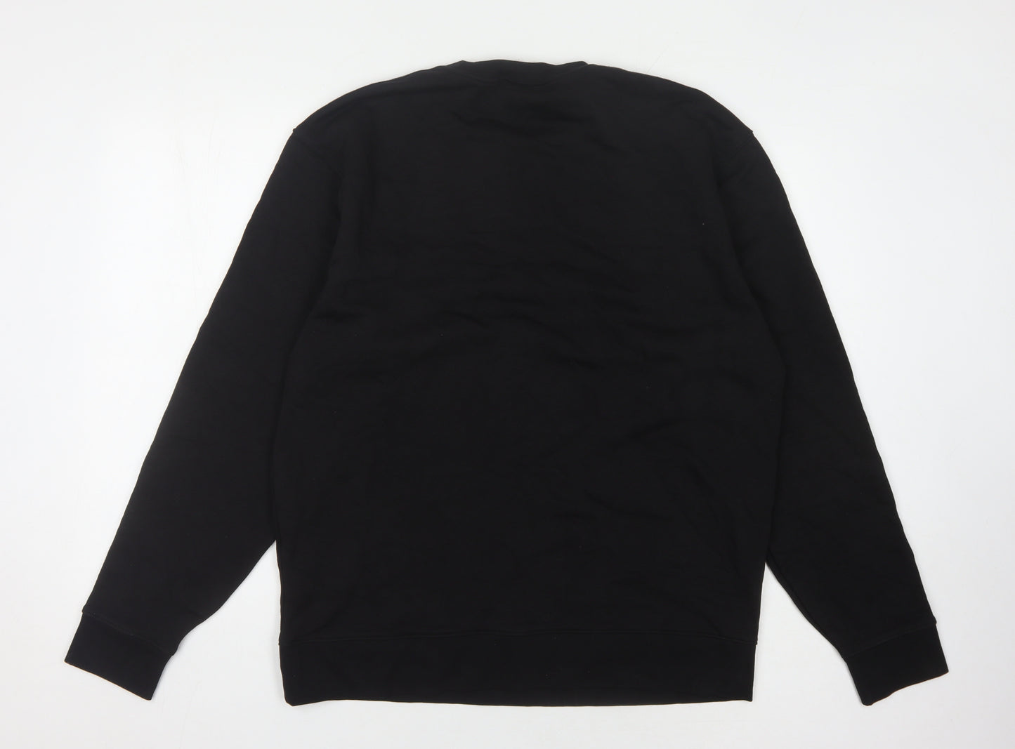 Russell Men's Black XL Graphic Print Pullover Sweatshirt
