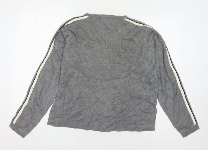 Tommy Hilfiger Men's Grey Jumper M Logo Casual