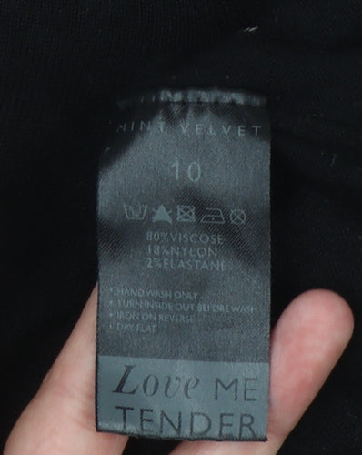 Mint Velvet Black Dress Size 10 for Women