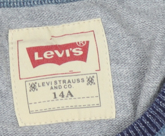 Levi's Boys Grey Pullover Jumper 14 Years, Graphic Print