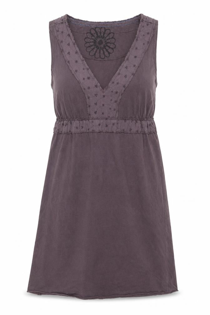 Fat Face Women's Brown A-Line Sleeveless Dress Size 10