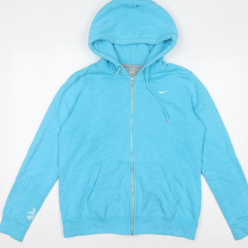 Nike Women's Blue Full Zip Hoodie L