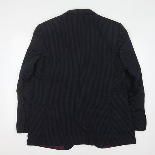 Marks and Spencer Men's Navy Pinstripe Blazer 46 L