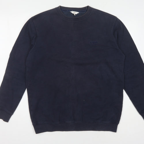 Cotton Traders Men's Blue Medium Crew Neck Sweatshirt