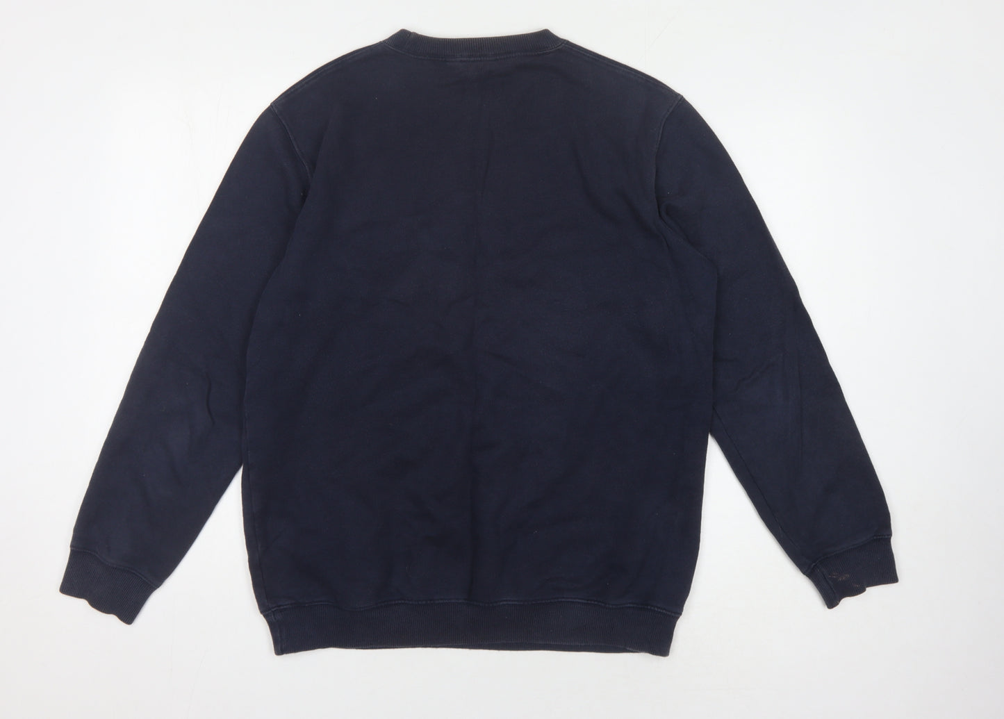 Cotton Traders Men's Blue Medium Crew Neck Sweatshirt