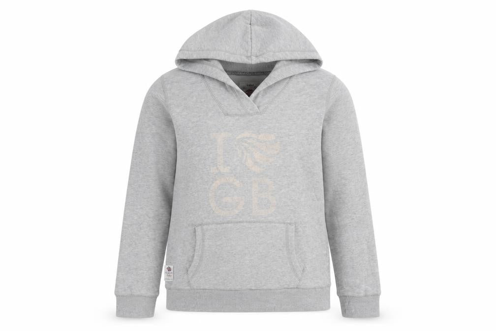 Front view of Next Women Grey Hoodie, size 10, Team GB