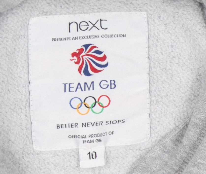 Next Women Grey Hoodie Size 10 Team GB