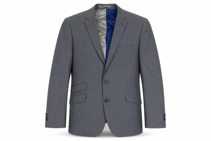 Jeff Banks Men's Grey Regular Blazer - 44 Chest