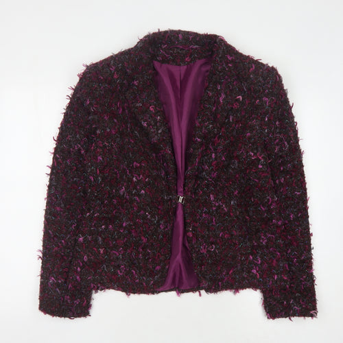 Studio by Slimma Women's Multicoloured Bouclé Blazer, Size 16
