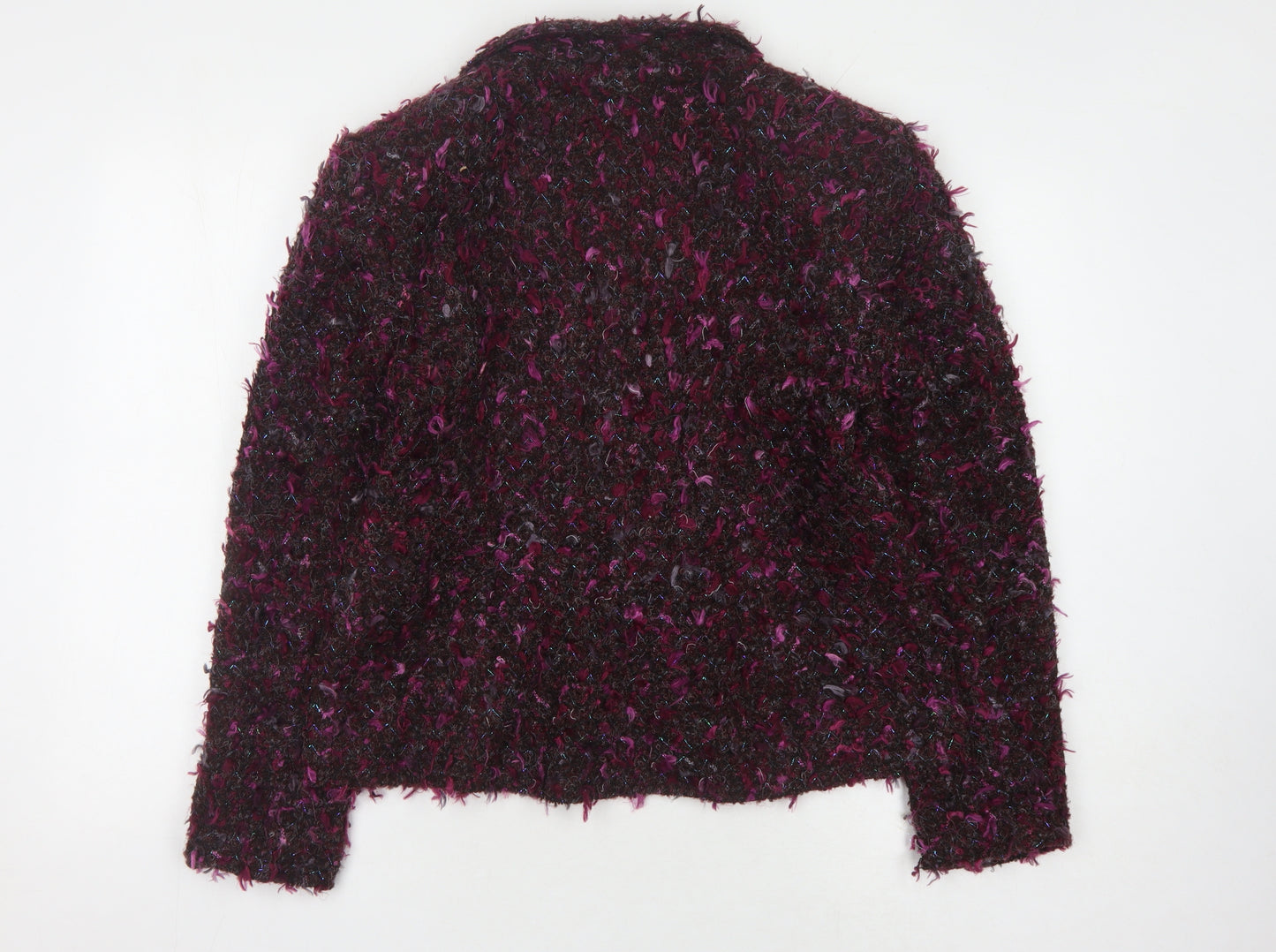 Studio by Slimma Women's Multicoloured Bouclé Blazer, Size 16