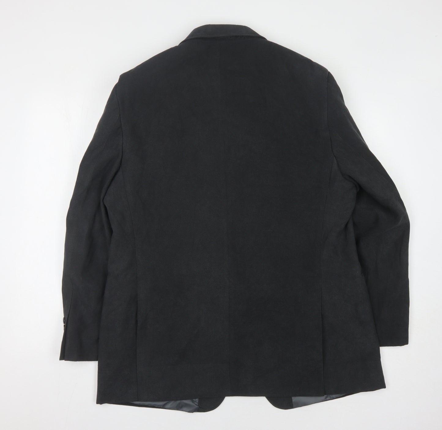 The Savile Row Company Men's Black 44 Regular Fit Jacket