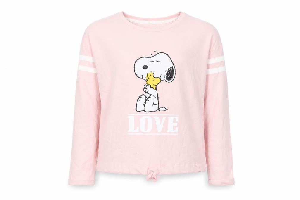 Marks and Spencer Girls' Pink Peanuts Sweatshirt 11-12 Years