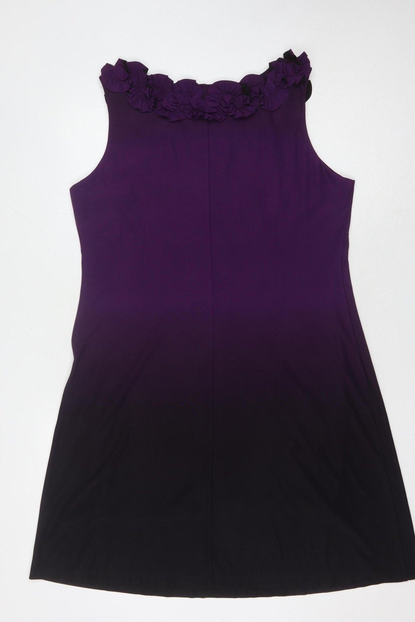 Ronni Nicole Women's Purple Sleeveless Dress Size 18