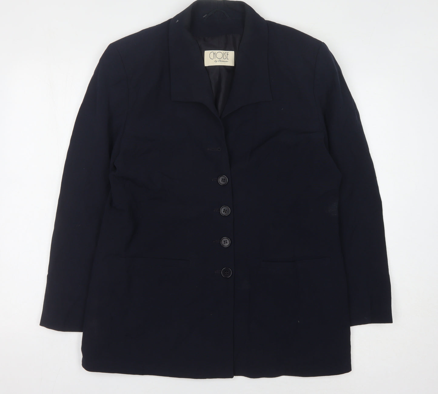Choise by Danwear Women's Black Wool Suit Jacket Size 14