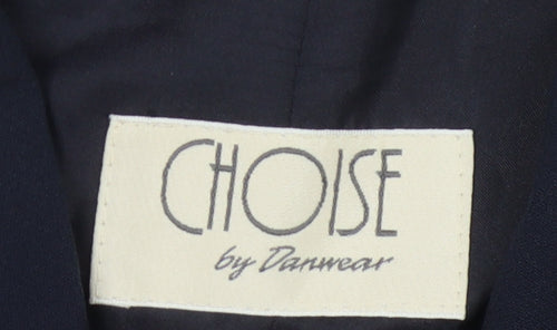 Choise by Danwear Women's Black Wool Suit Jacket Size 14
