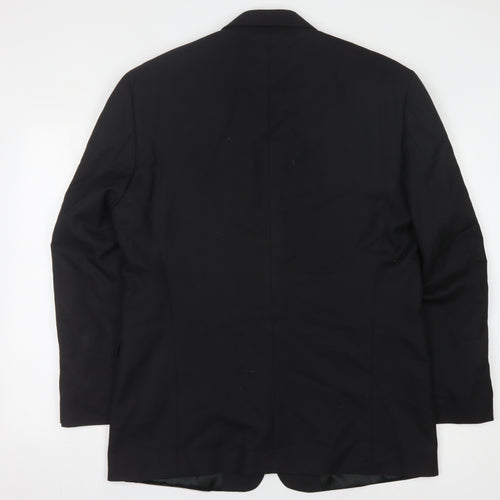 Daniel James Men's Black Regular Fit Suit Jacket 40R