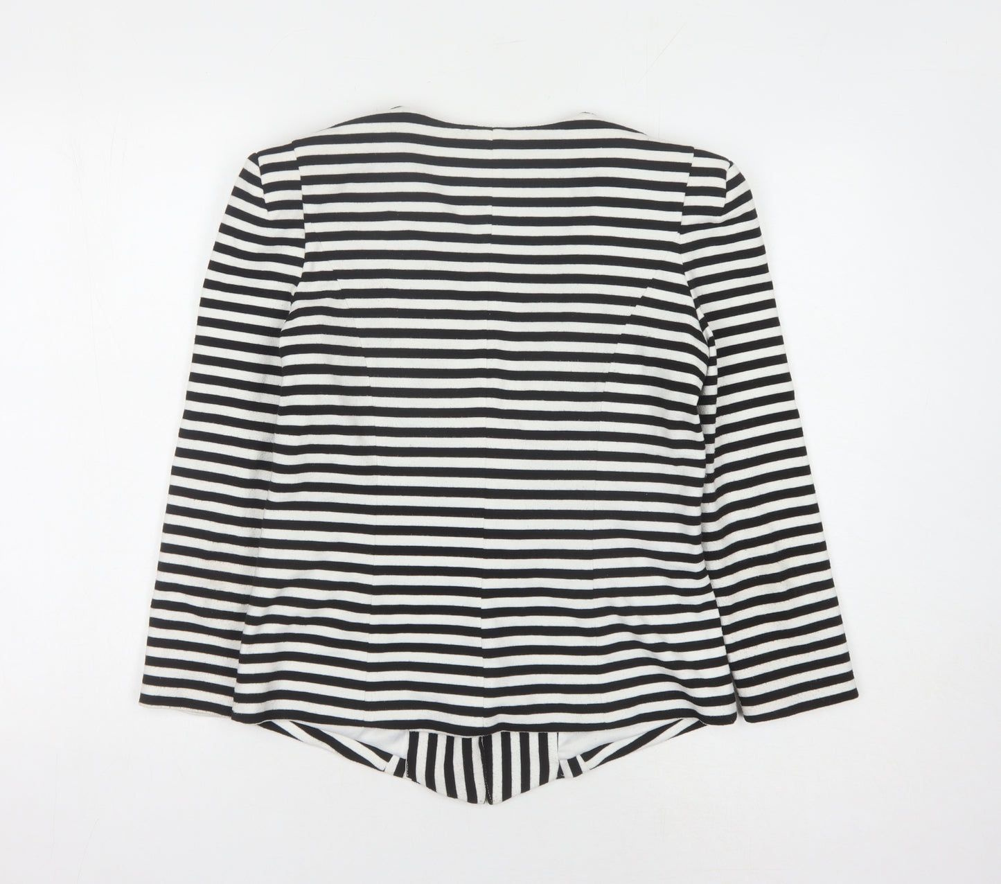 Forever 21 Women's Black/White Striped Blazer M