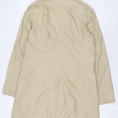 Lands' End Women's Beige Long Coat, Size S