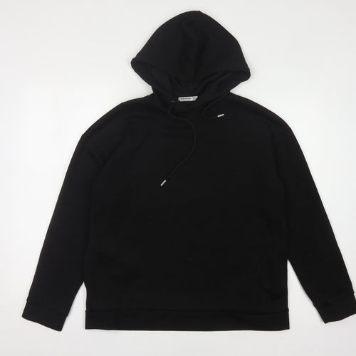 Stradivarius Women's Black Pullover Hoodie, Size S