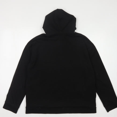 Stradivarius Women's Black Pullover Hoodie, Size S