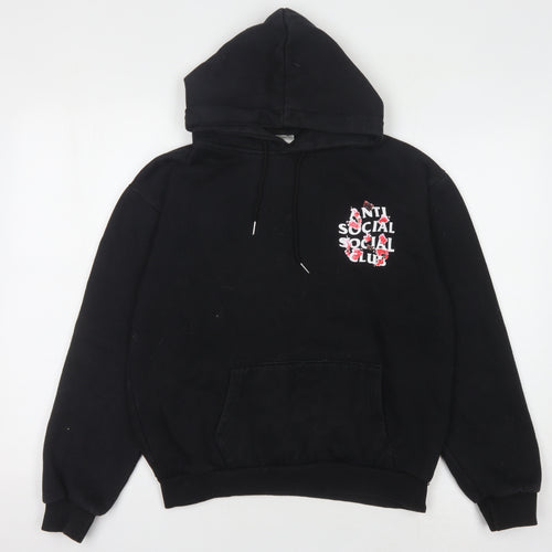 Anti Social Social Club Unisex Black Hoodie Large