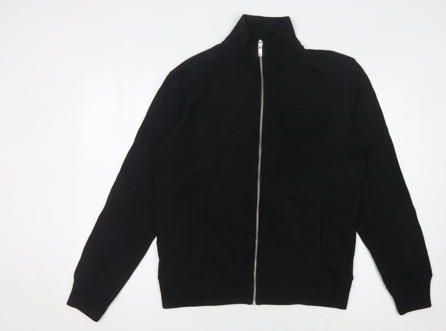 Marks and Spencer Men's Black Full Zip Sweatshirt M