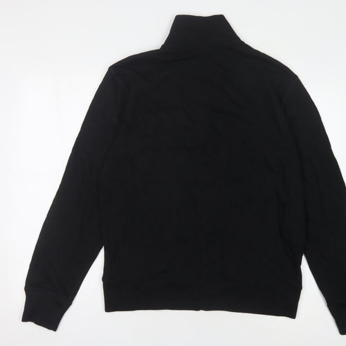 Marks and Spencer Men's Black Full Zip Sweatshirt M