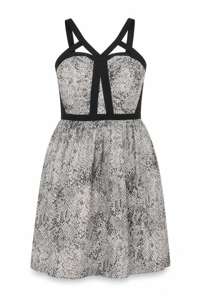 Front view of Coast Women's Multicoloured Fit & Flare Dress, size 6