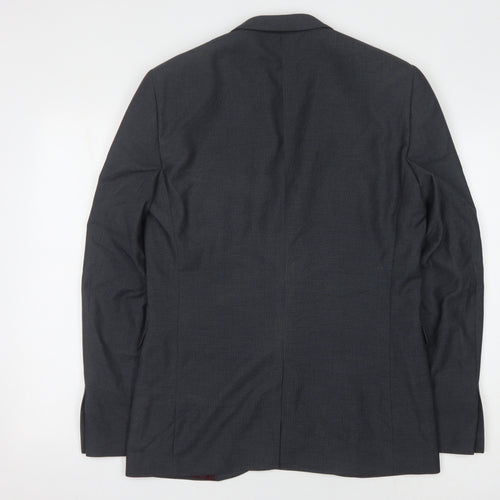 Next Men's Grey Suit Jacket, 38 Long, Formal