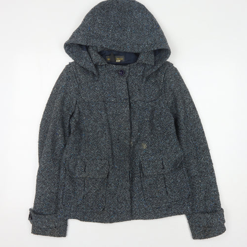 trf collections Women's Grey Hooded Jacket S