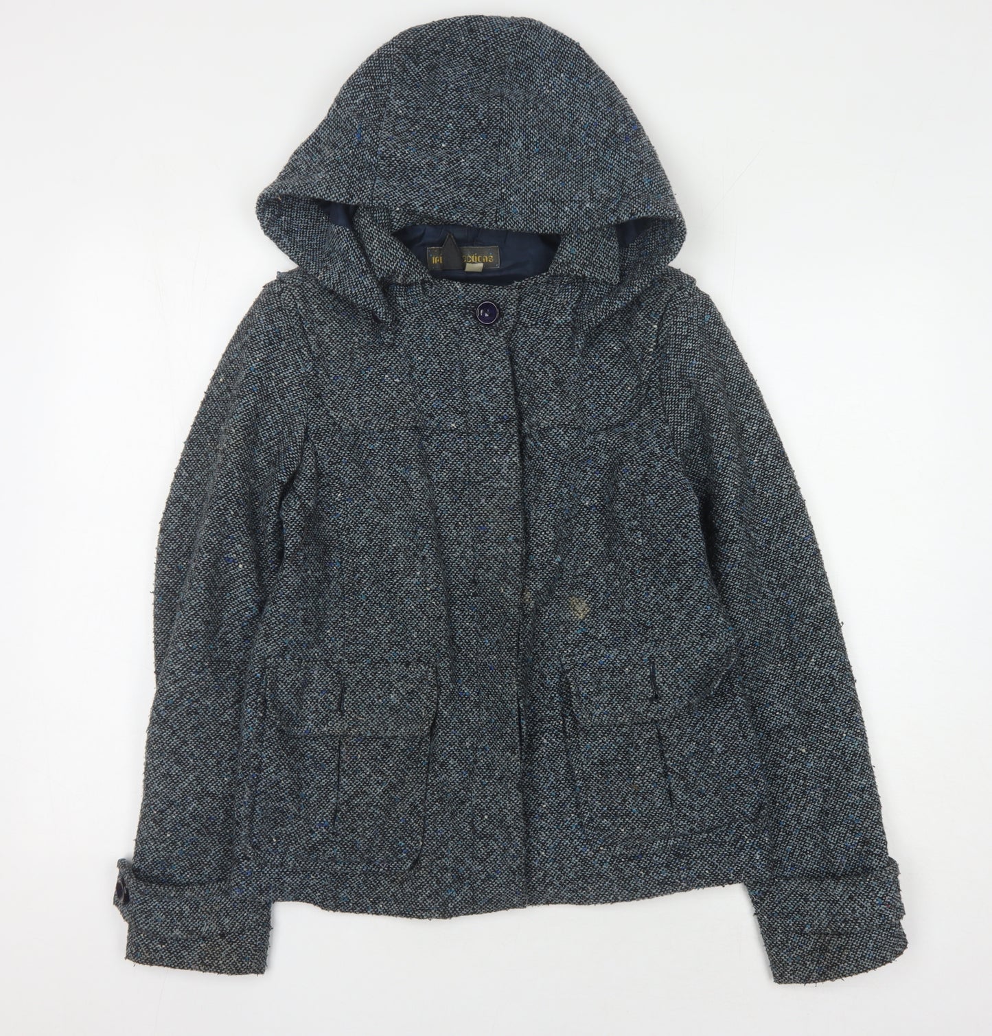 trf collections Women's Grey Hooded Jacket S