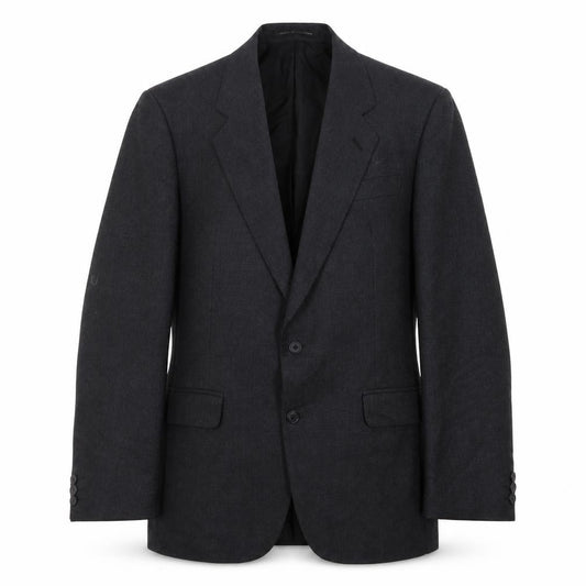 Pin Stripe Men's Grey Blazer Size 40 Regular Fit