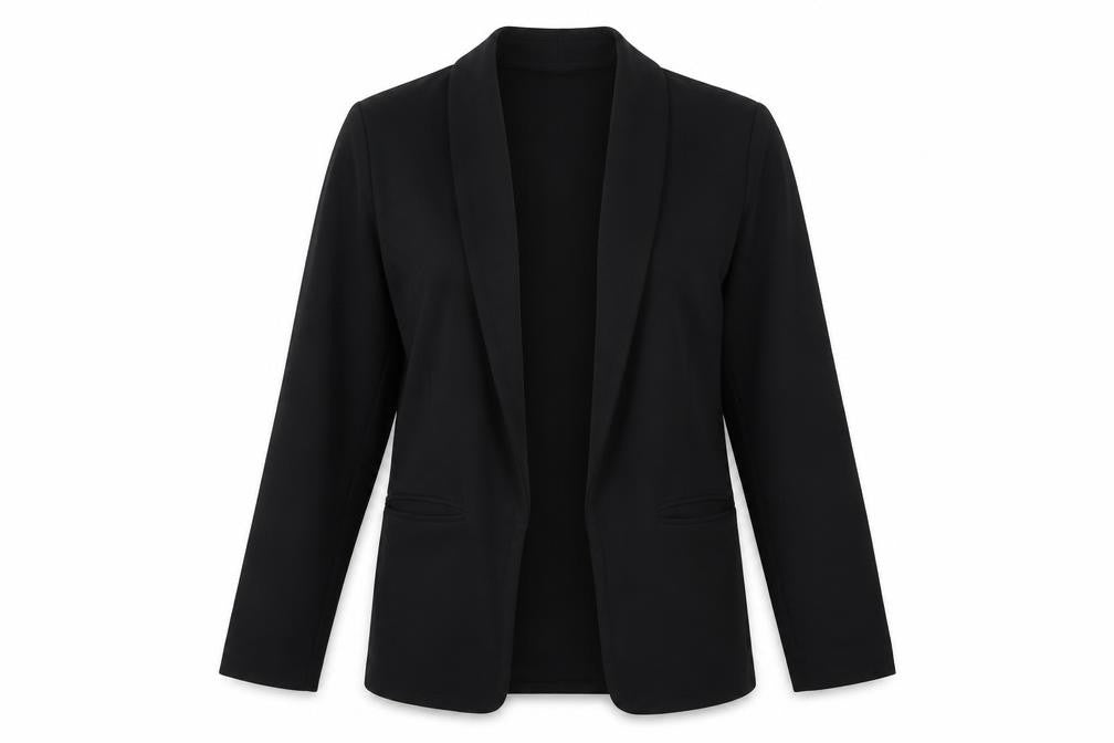 Front view of NA-KD Women's Black Blazer, size 10