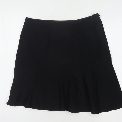 Marks and Spencer Women's Black Trumpet Skirt, Size 14