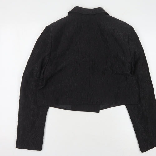 New Look Women's Black Cropped Blazer UK 14