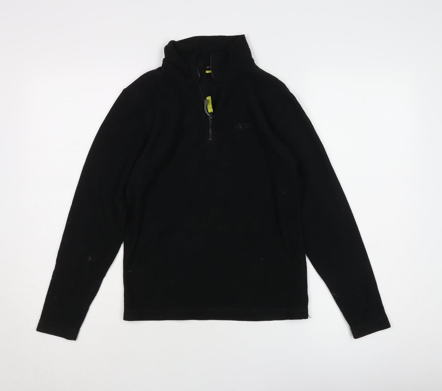 Odeix Boys Black Fleece Quarter Zip Sweatshirt 11-12 Years