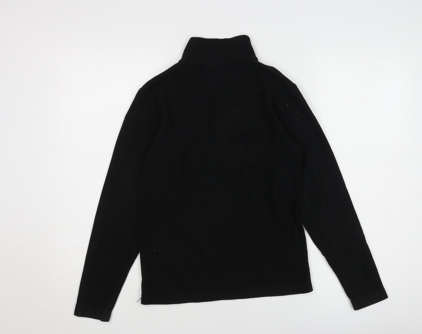 Odeix Boys Black Fleece Quarter Zip Sweatshirt 11-12 Years