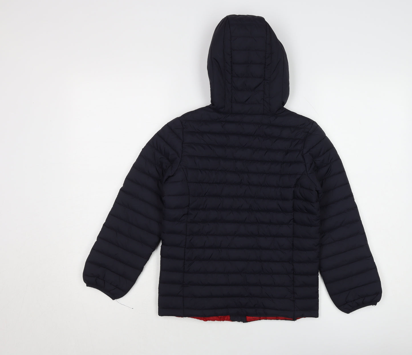 Joules Boys Blue Puffer Jacket 9 Years Winter Hooded