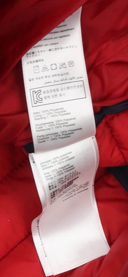 Joules Boys Blue Puffer Jacket 9 Years Winter Hooded