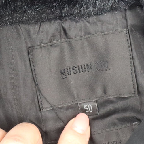 Musium Dft Women's Black Long Jacket Size 22