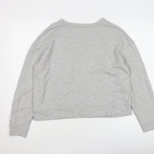 Hobbs Women's Grey Star Pullover Sweatshirt M