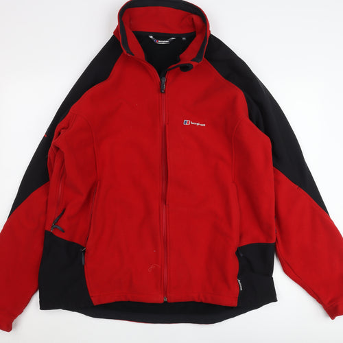 Berghaus Men's Red 2XL Fleece Jacket for Hiking