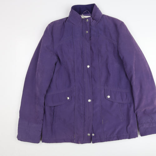 EWM Women's Purple Mid-Length Jacket Size 12